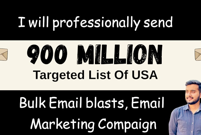 send 150 million bulk email blast, email marketing campaign to inbox and SMS